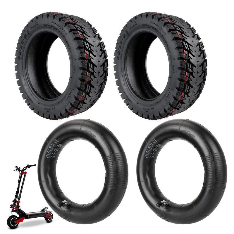 Загрузить изображение в просмотрщик галереи, Ulip 2-pack 90/65-6.5 off-road scooter tires with inner tubes for Dualtron Ultra Thunder Zero 11X and Speedual Plus scooters.