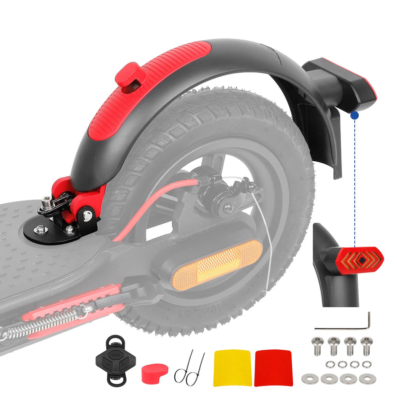 Загрузить изображение в просмотрщик галереи, Ulip Superior rear fender with aluminum brake and turn signal tail light for Xiaomi M365 Pro scooter, rear mudguard accessory.