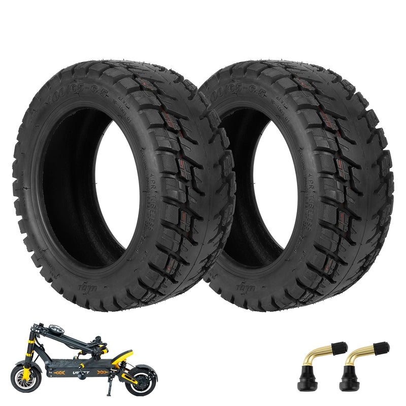 Load image into Gallery viewer, Ulip (2 Pcs) 100/65-6.5 Off-Road tubeless scooter tire with valve Tire Replacement for  VSETT 11+ Zero 11X Dualtron for 11 Inch Electric Scooter