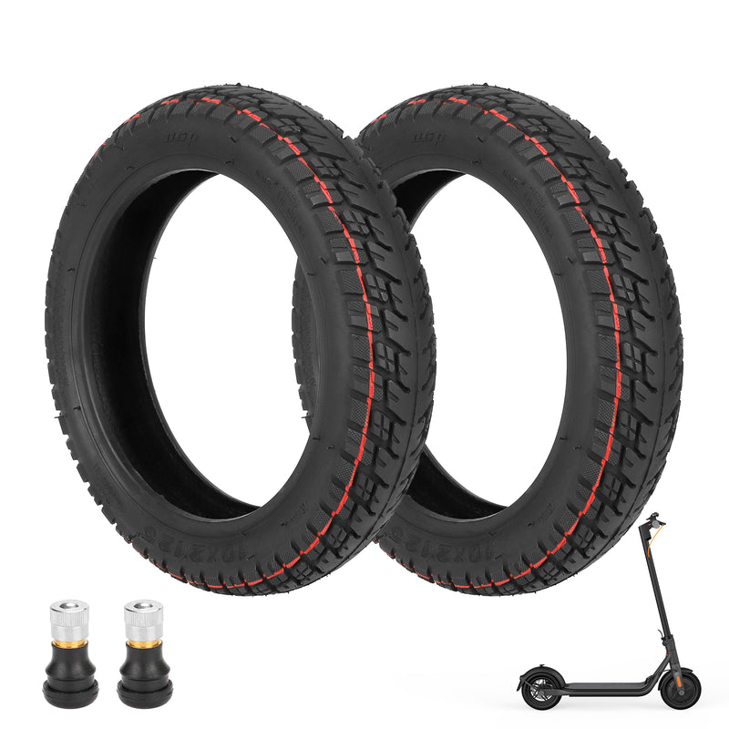 Load image into Gallery viewer, ulip (2 Pcs) 10x2.125 Off-Road tubeless scooter tire with valve Tire Replacement for Segway F20 F25 F30 F40 scooter for 10 Inch Electric Scooter