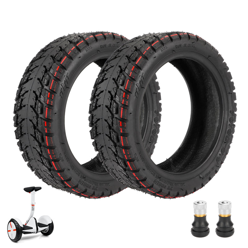 갤러리 뷰어에 이미지 로드, ulip (2 Pcs) 70/65-6.5 off-road tubeless scooter tire with valve 255 X 70 Tire Replacement for Ninebot Mini Pro Electric Balance Scooter