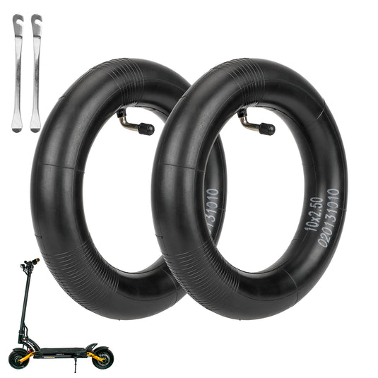 ulip (2er-Pack) 10x2,5 Ersatzschläuche mit 90 Grad für Nanrobot D4 plus D6+ Gotrax Gmax Ultra Mantis 10 Pro SE Kugoo M4 Zero 10X VSETT Roller