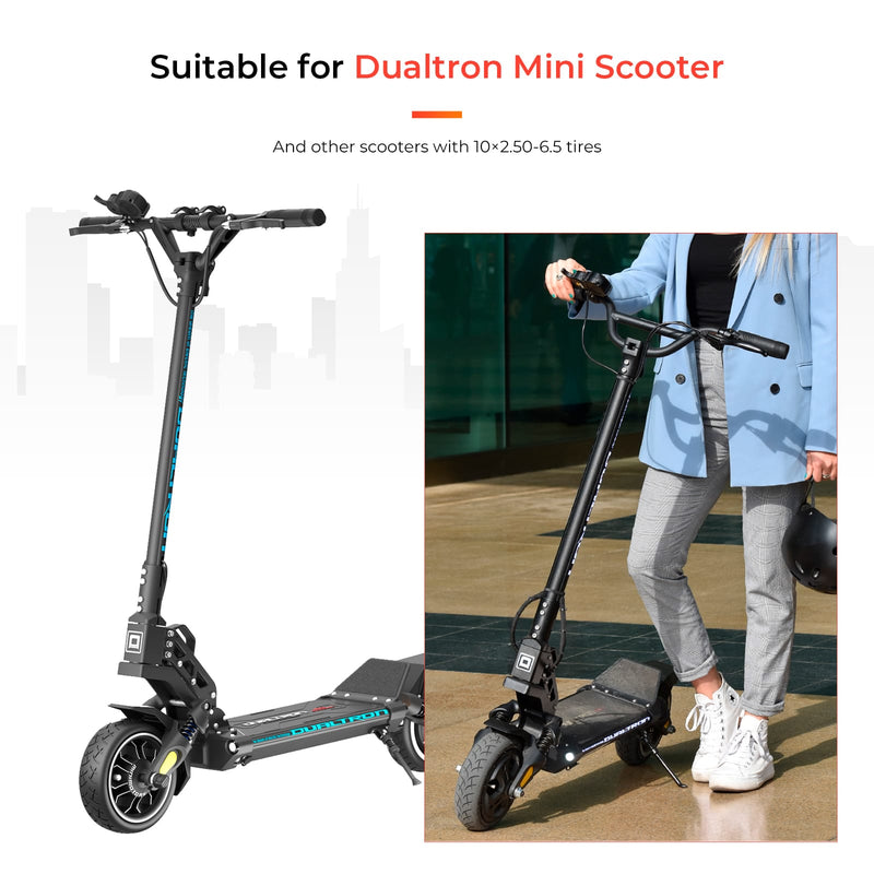 Загрузить изображение в просмотрщик галереи, Ulip 2-pack 10x2.50-6.5 off-road tubeless scooter tires with valves for Dualtron Mini and INMOTION L9 electric scooters.