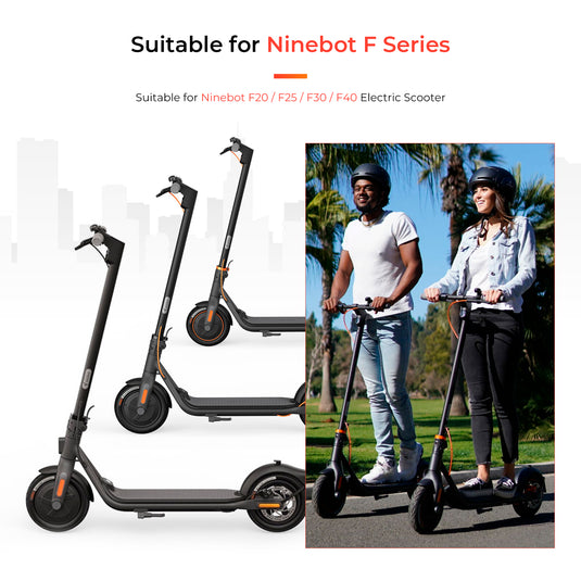 ulip (2-Pack) 10x2.125 Replacement Inner Tubes with straight valve for Ninebot F30 F20 F25 F40 Scooter for 10 inch Scooter