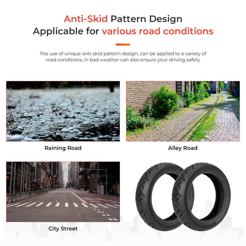 Load image into Gallery viewer, ulip (2 pack) 250x64 city road Vacuum Tire for Xiaomi 4 Ultra Electric Scooter Tubeless Thicker Tires Non-Slip Spare Wheels for Scooter