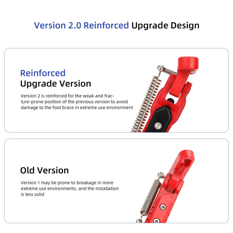 Load image into Gallery viewer, Ulip electric scooter kickstand replacement support foot for Gotrax G4, Hiboy S2 Pro, Xiaomi M365, and more, shown attached to scooter.