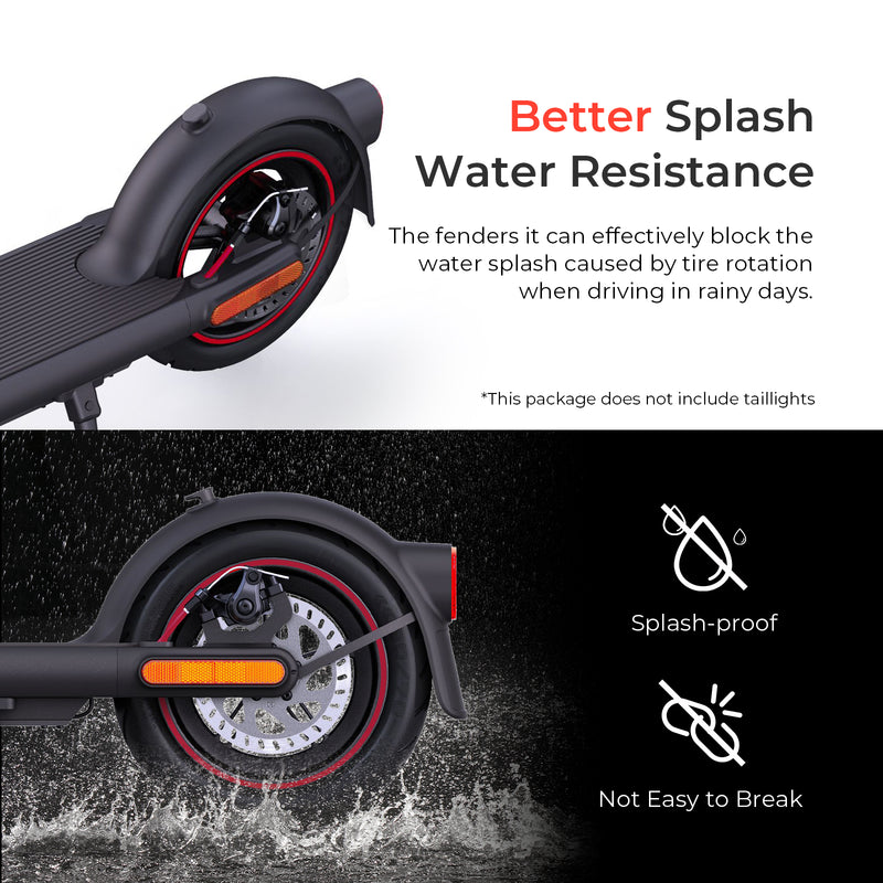 Cargue la imagen en el visor de la galería, Ulip Rear Fender Mudguard Bracket Rear Fender Scooter Replacement Accessory with hook Compatible with Xiaomi 4 pro Scooter with Screws