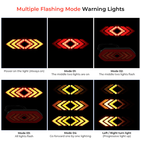 ulip Scooter fender Tail Light with Turn Signals and cable Remote Control Ultra Bright Safety Warning Cycling Tail Light for Night for Xiaomi Pro Pro2 scooters