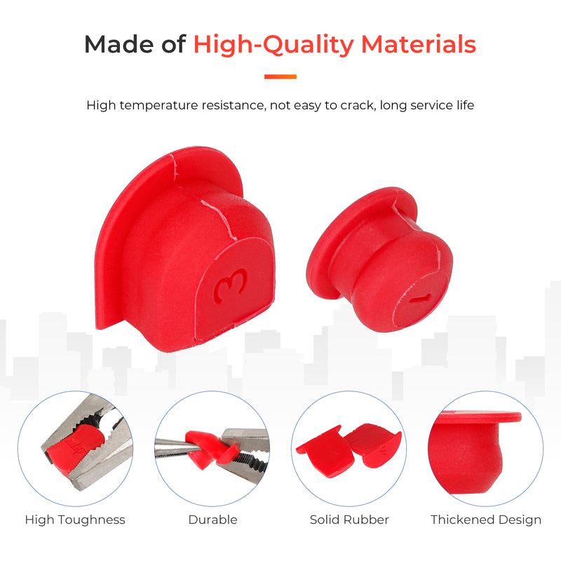 Load image into Gallery viewer, ulip 2 PCS Scooter Hubcap Rubber Plugs Solid tire wheel air hole plug Front and Rear Wheel Accessories for Segway Ninebot Max G30 G30D G30LP
