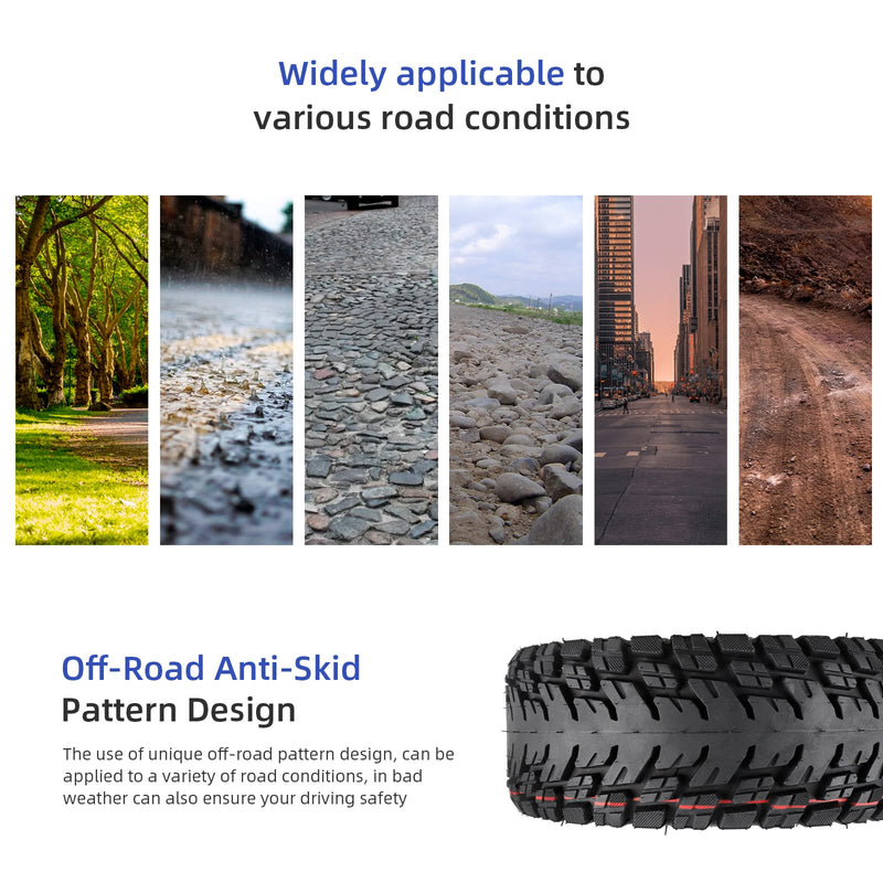 Загрузить изображение в просмотрщик галереи, Ulip 2-pack 90/65-6.5 off-road scooter tires with inner tubes for Dualtron Ultra Thunder Zero and 11X Speedual Plus scooters