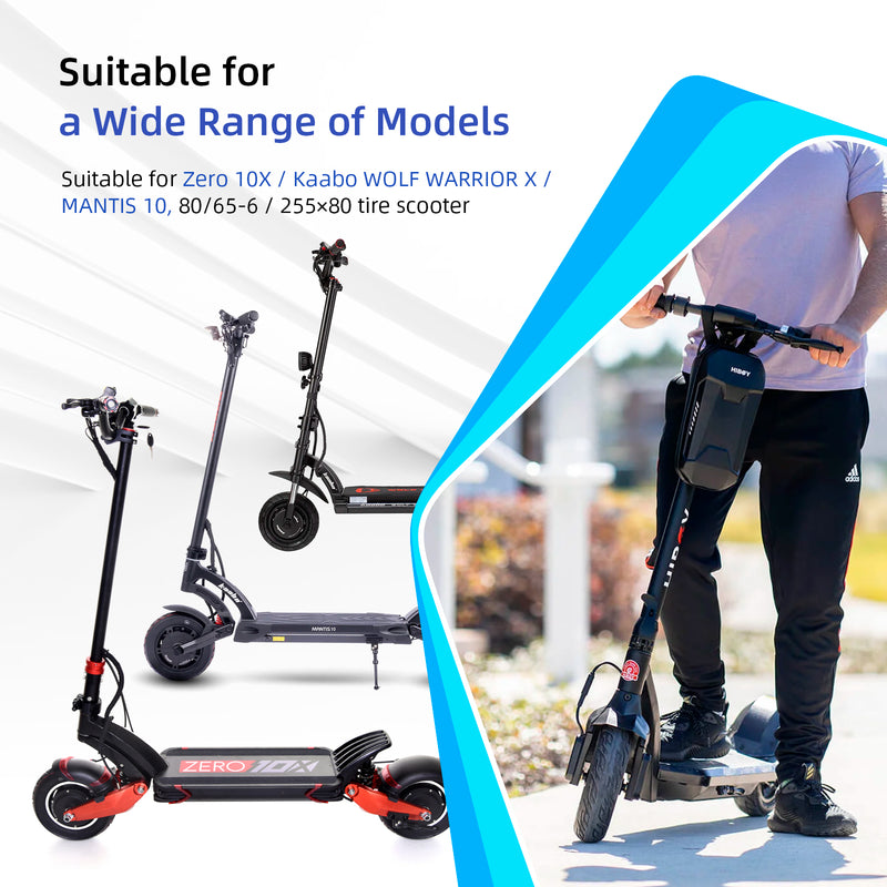 Загрузить изображение в просмотрщик галереи, ulip 10 x 3 Scooter Solid Tire 10 Inch Electric Scooter Wheels Replacement Accessories Suitable for Zero 10x Kaabo WOLF WARRIOR MANTIS Scooter 80/65-6,255 * 80 tire