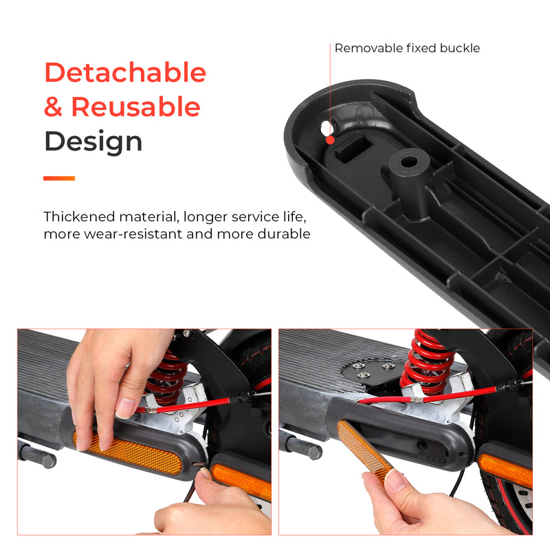 Load image into Gallery viewer, Ulip Scooter Reflective Decorative Side Cover Scooter Accessories Rear Wheel Side Cover Modification Set Scooter Part for Xiaomi 4 pro scooter