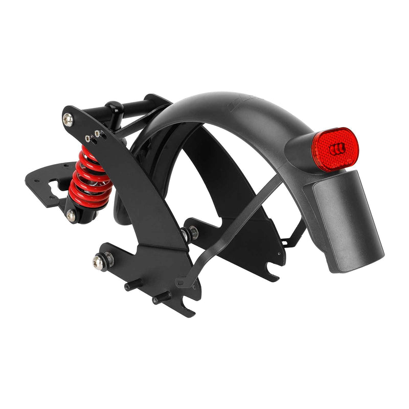 Laden Sie das Bild in Galerie -Viewer, Ulip rear suspension upgrade kit with shock absorber, rear fender, and large taillight for Kuickwheel S1-C electric scooter.