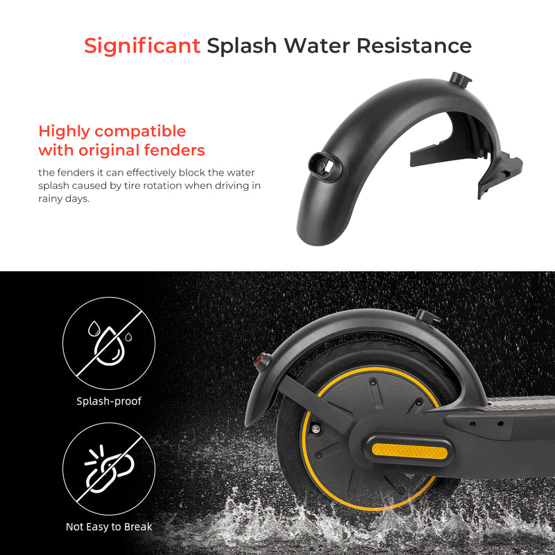 Load image into Gallery viewer, ulip Scooter Spare Part Kit Includes Rear Fender Fender Bracket LED Taillight for Segway Ninebot Max G30 G30 E G30 LP G30D Electric Scooter Accessories