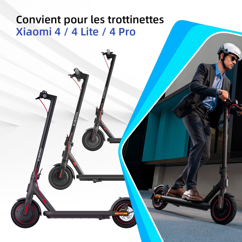 Загрузить изображение в просмотрщик галереи, Ulip store 250x54 tubeless scooter tire with valve and built-in live glue repair for Xiaomi 4, 4 Pro, and 4 Lite scooters.