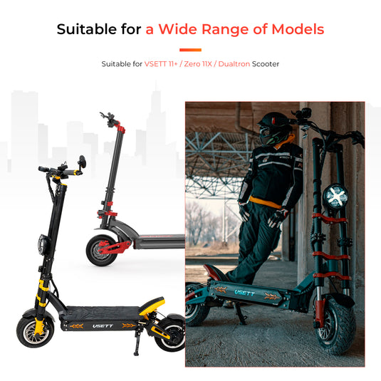 Ulip (2 Pcs) 100/65-6.5 Off-Road tubeless scooter tire with valve Tire Replacement for  VSETT 11+ Zero 11X Dualtron for 11 Inch Electric Scooter