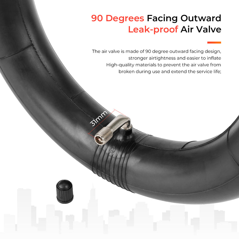 Load image into Gallery viewer, ulip (2 Pack) 80/65-6 Off Road Tire with Inner Tube Pneumatic Tyre for Nanrobot D6+ 2.0 D4+ 2.0 E-Scooter and other 80/65-6 Rear Front Wheel Tire Scooter