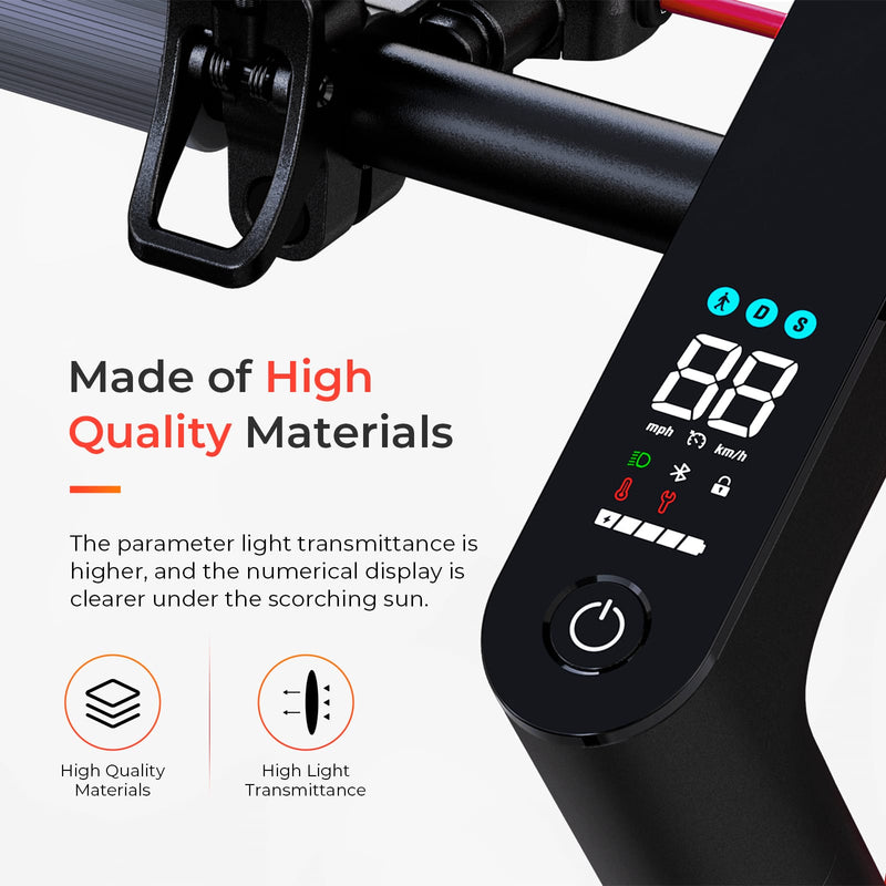 Загрузить изображение в просмотрщик галереи, Ulip waterproof dashboard instrument display panel for Xiaomi 4 Pro electric scooter, showing speed, battery level, and controls.