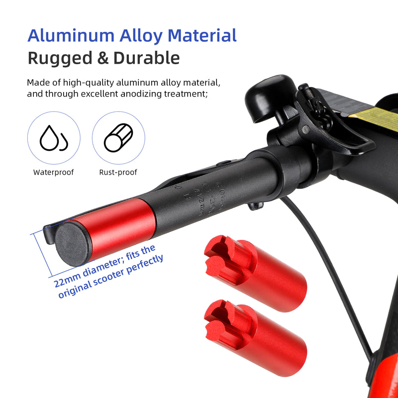 Load image into Gallery viewer, Ulip Xiaomi handlebar extender with silicone handle cover is suitable for Xiaomi M365 Pro Pro2 1S MI3 and Segway Ninebot ES1 ES2 ES3 ES4 E22 E25 E45 scooter