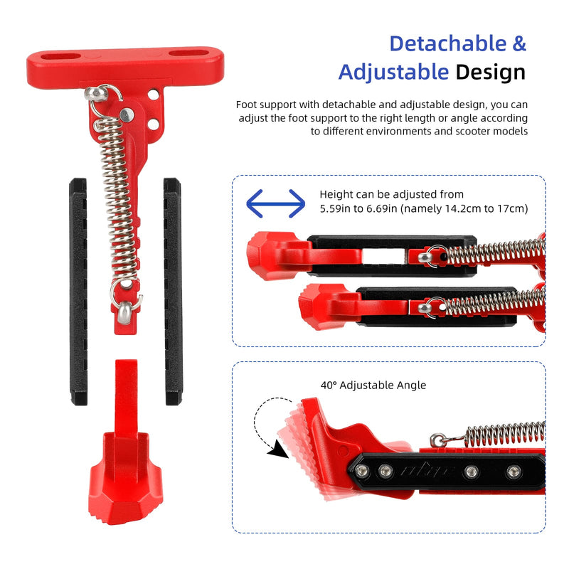 Load image into Gallery viewer, Ulip electric scooter kickstand support replacement accessory for Gotrax G4, Hiboy S2 Pro, Xiaomi M365, and more.