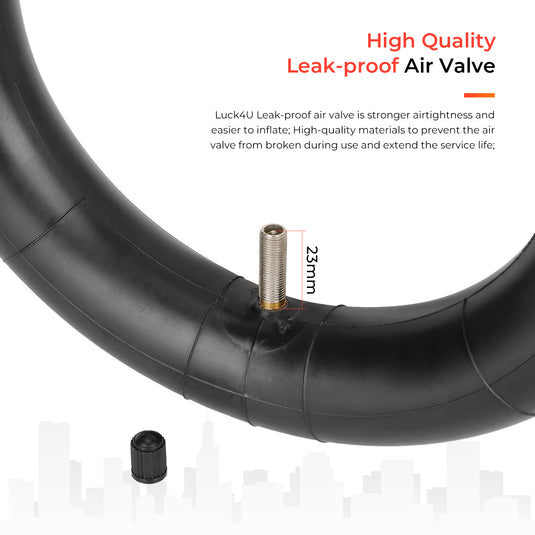 ulip (2-Pack) 10x2.125 Replacement Inner Tubes with straight valve for Ninebot F30 F20 F25 F40 Scooter for 10 inch Scooter