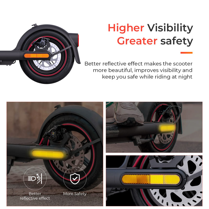 Загрузить изображение в просмотрщик галереи, Ulip scooter reflective side cover for Xiaomi 4 Pro, decorative rear wheel side cover scooter accessories, skateboard parts