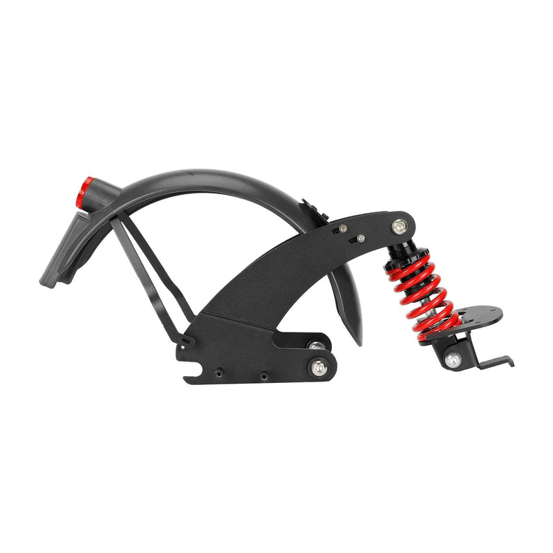 Laden Sie das Bild in Galerie -Viewer, Ulip rear suspension upgrade kit with shock absorber, rear fender, and large taillight for Kuickwheel S1-C electric scooters.