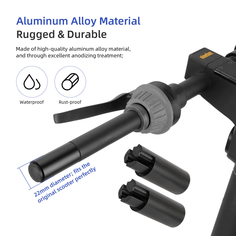 Load image into Gallery viewer, Ulip Scooter handlebar extender with silicone handle cover is suitable for Segway Ninebot Max G30 G30LP G30E F30 F20 F25 F40 scooter