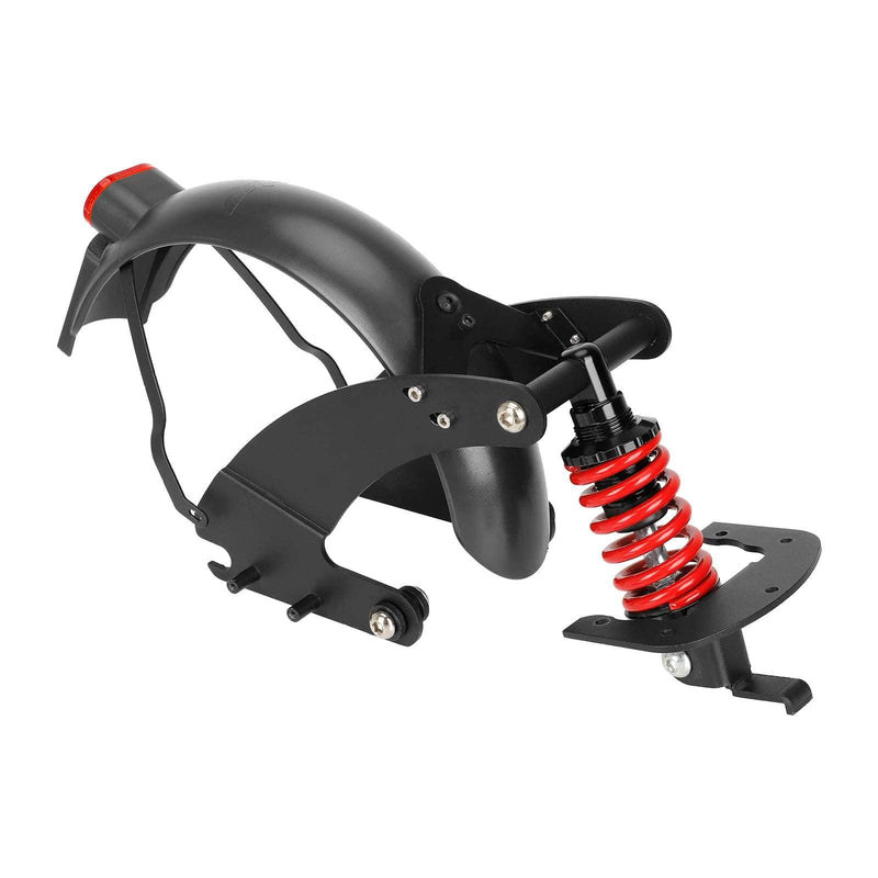 Laden Sie das Bild in Galerie -Viewer, Ulip rear suspension upgrade kit with shock absorber, rear fender, and large taillight for Kuickwheel S1-C electric scooters.