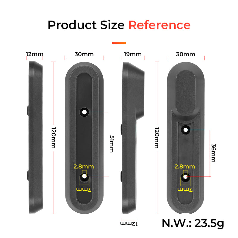 Load image into Gallery viewer, Ulip Scooter Reflective Decorative Side Cover Scooter Accessories Front Wheel Side Cover Modification Set Scooter Part for Xiaomi 4 pro scooter