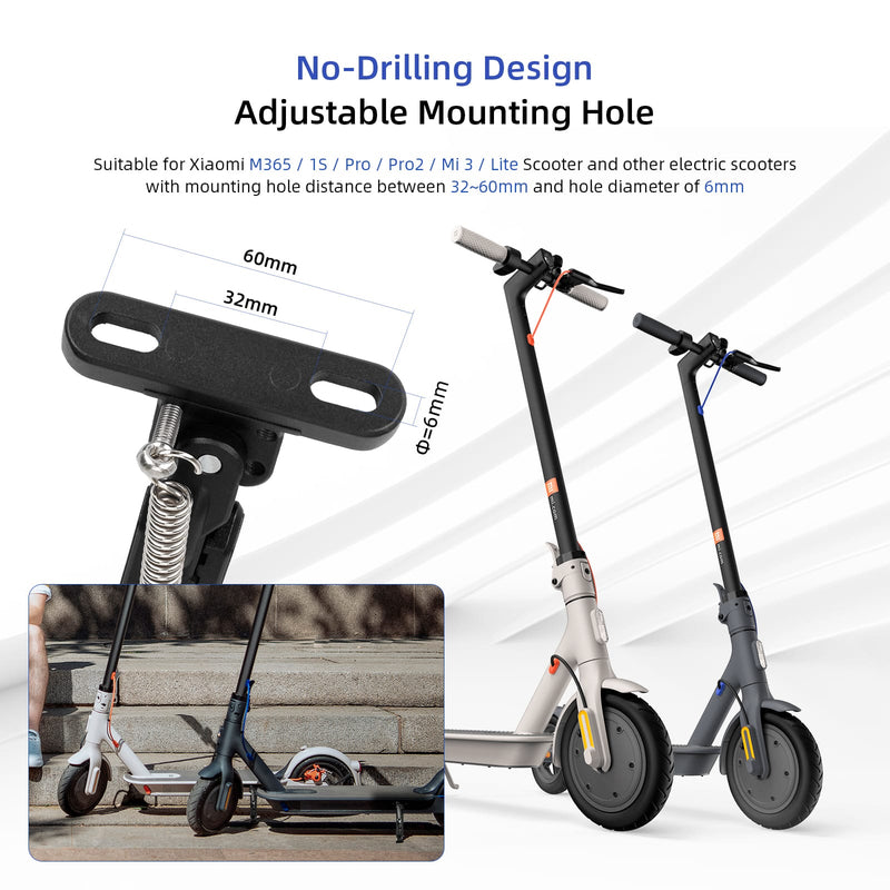 Load image into Gallery viewer, Ulip electric scooter kickstand replacement support stand for Gotrax G4, Hiboy S2 Pro, Xiaomi M365, and more.