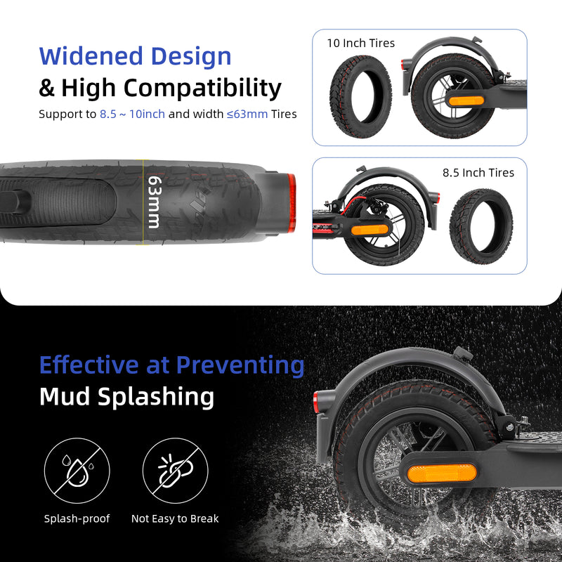 Cargue la imagen en el visor de la galería, ulip Scooter Rear Fender with tail light brake Scooter Replacement Accessory Compatible with Xiaomi M365 Pro Pro 2 1S MI3 Scooter with Screws Grey