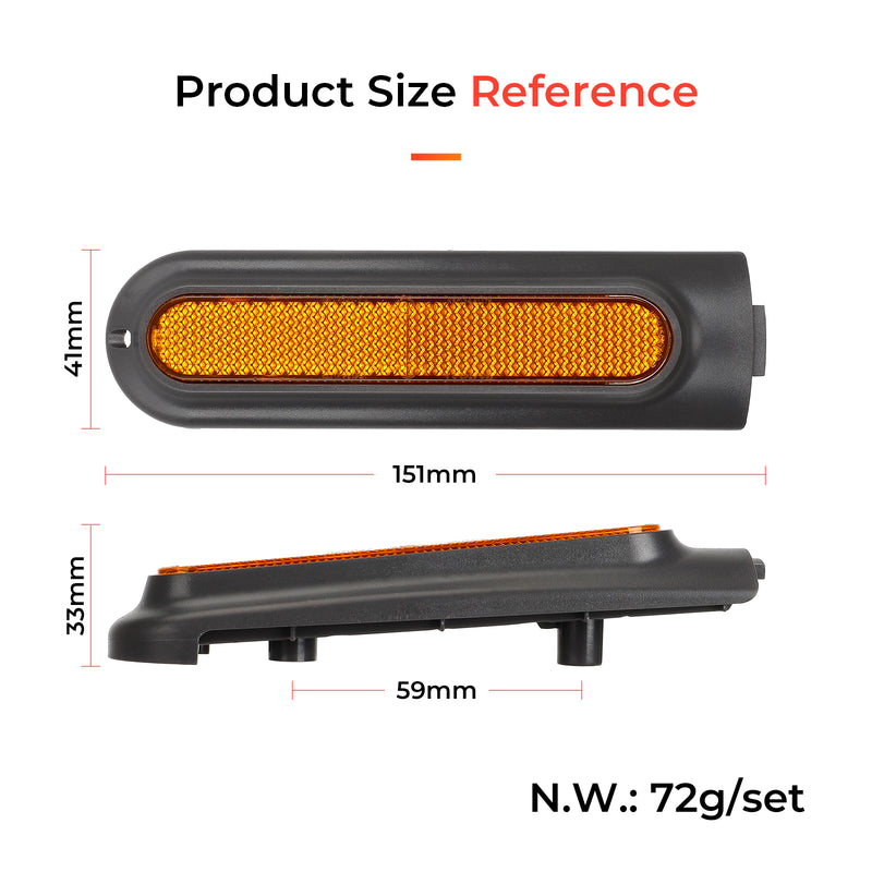 Load image into Gallery viewer, Ulip Scooter Reflective Decorative Side Cover Scooter Accessories Rear Wheel Side Cover Modification Set Scooter Part for Xiaomi 4 pro scooter