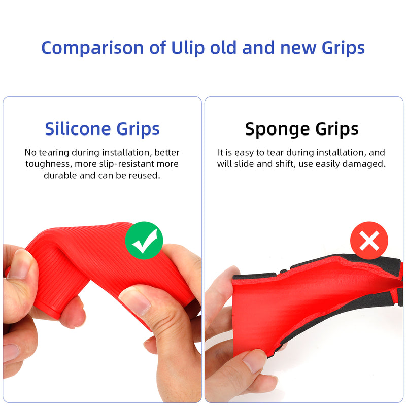 Load image into Gallery viewer, Ulip Xiaomi handlebar extender with silicone handle cover is suitable for Xiaomi M365 Pro Pro2 1S MI3 and Segway Ninebot ES1 ES2 ES3 ES4 E22 E25 E45 scooter