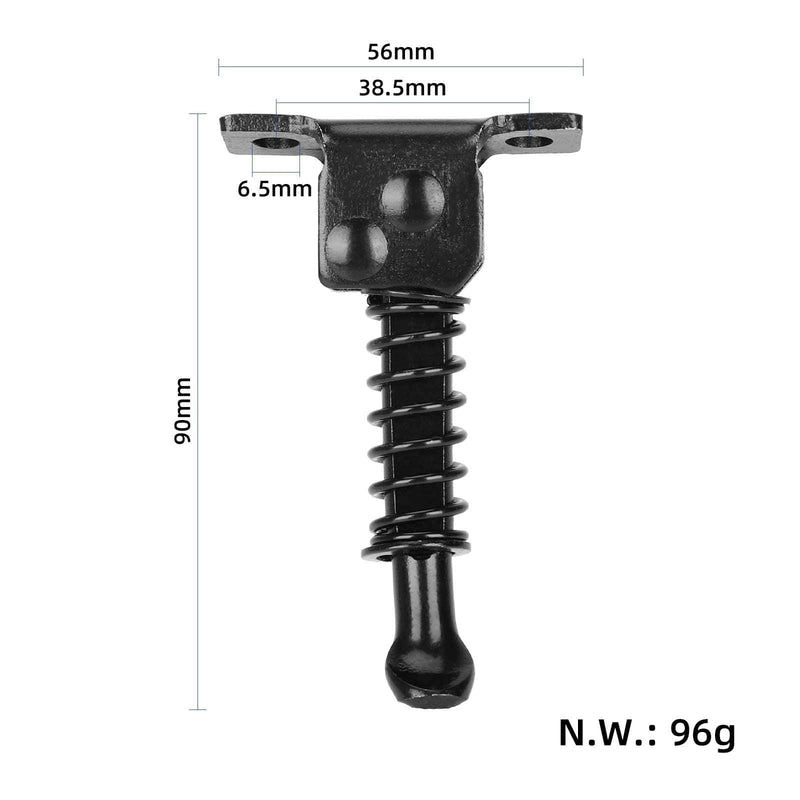 갤러리 뷰어에 이미지 로드, Ulip store replacement kickstand for KUGOO S1, S2, S3 electric scooters, showing the scooter kickstand support feet in detail.