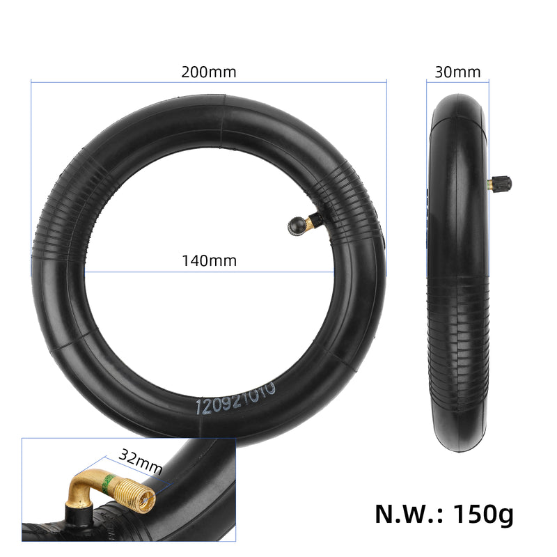갤러리 뷰어에 이미지 로드, ulip 1PCS 8 1/2*2(50-134mm) Inner Tubes with 90 Degree for VSETT 8/9 Macury Zero 8/9 Series scooter