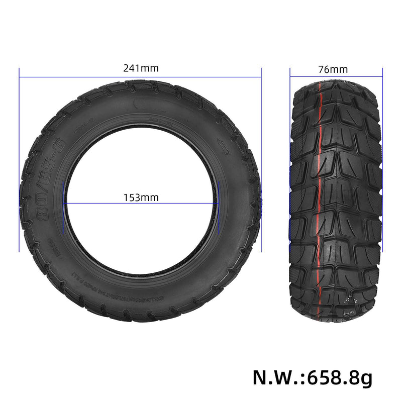 Load image into Gallery viewer, 80/65-6 (10 Inch) Off-Road Pneumatic Outer Tire for Kugoo M4 Pro & Zero | ULIP