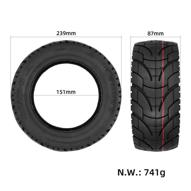 Cargue la imagen en el visor de la galería, 10 Inch 80/65-6 (255x80) Reinforced Outer Tire for Kugoo M4, Zero 10X, DUALTRON VICTOR & EAGLE | ULIP