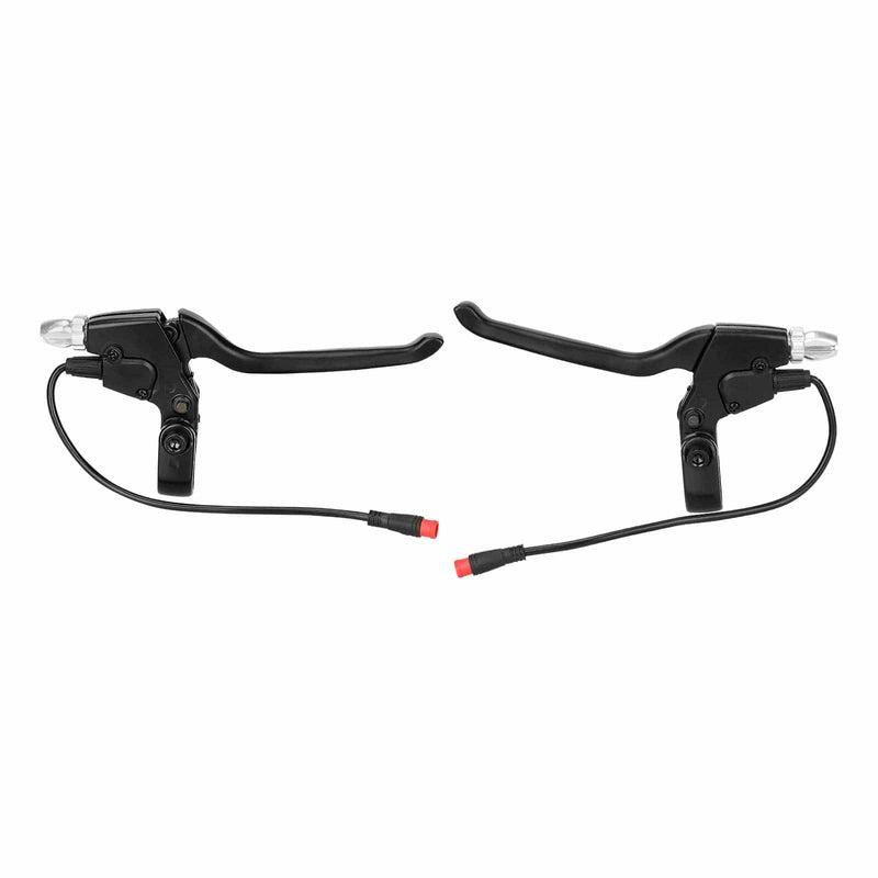 Загрузить изображение в просмотрщик галереи, Ulip scooter brake handle compatible with KUGOO M4 electric scooter, close-up of brake lever and grip for scooter parts.