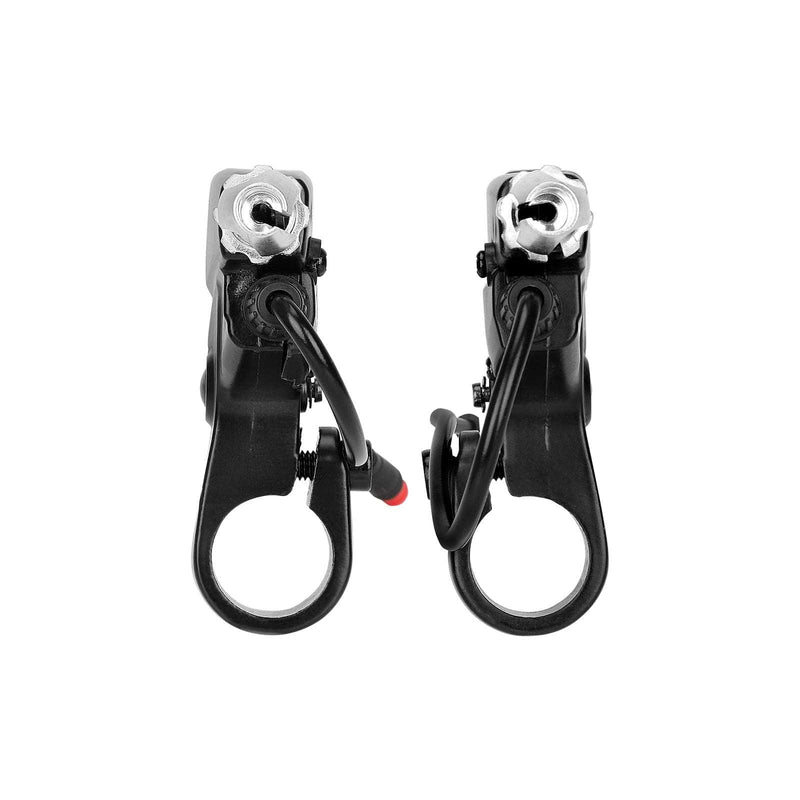 Загрузить изображение в просмотрщик галереи, Ulip scooter brake handle compatible with KUGOO M4 electric scooter, close-up view of the black brake lever for scooter part replacement.