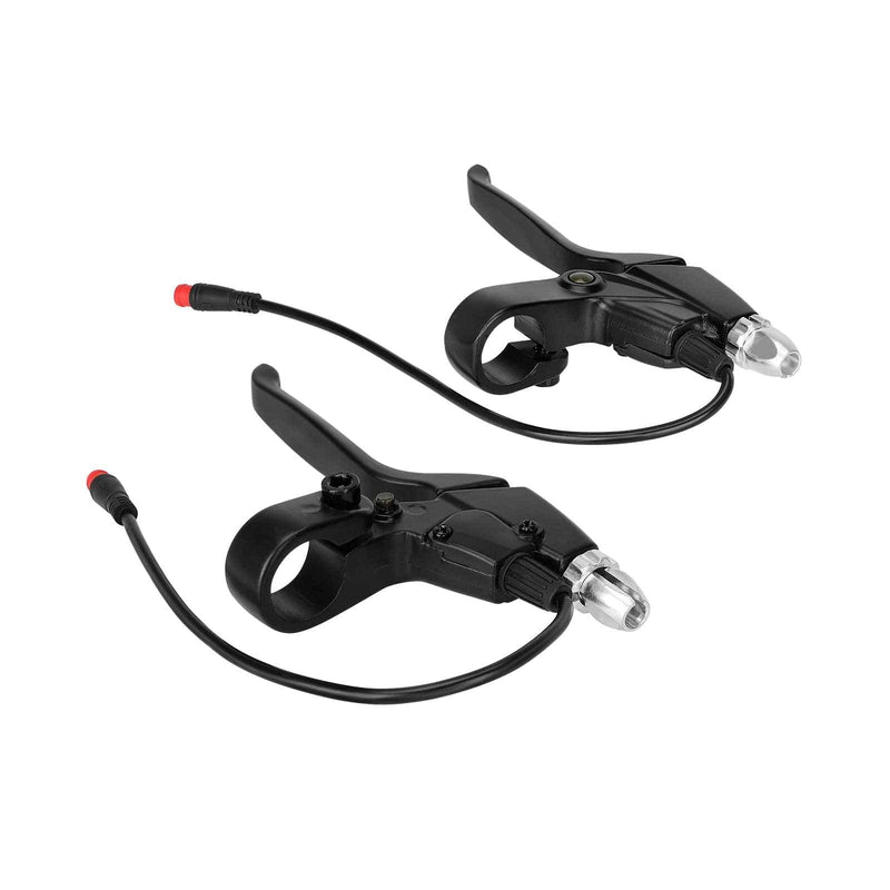 Загрузить изображение в просмотрщик галереи, Ulip scooter brake handle compatible with KUGOO M4 electric scooter, close-up of the black scooter brake lever and handle part.