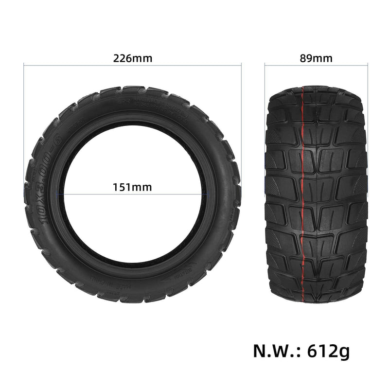 Laden Sie das Bild in Galerie -Viewer, 10x3.00-6 (10 Inch) Widened Off-Road Tubeless Tire for Zero 10X | ULIP