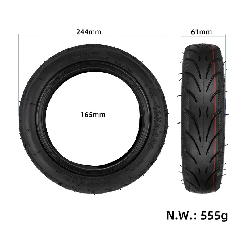 Cargue la imagen en el visor de la galería, 10 Inch 10x2.125 Outer Tire (165mm Inner Diameter) for Electric Scooters | ULIP