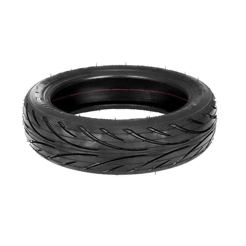 Load image into Gallery viewer, Ulip store 60/65-6.9 tubeless scooter tire for Ninebot Max G2 G65 electric scooter, close-up view of the black rubber tire
