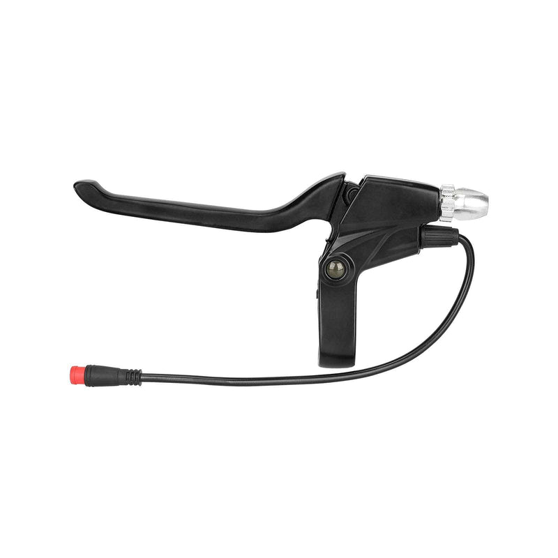 Загрузить изображение в просмотрщик галереи, Ulip store scooter brake handle compatible with KUGOO M4 electric scooter, close-up view of black brake lever for electric scooter.