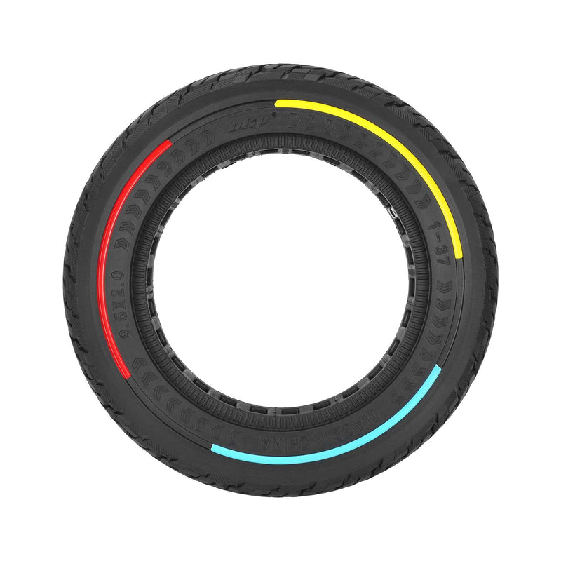 Cargue la imagen en el visor de la galería, 9.5 Inch 9.5x2.0 (9.2x2) Honeycomb Solid Tire with Tri-Color Rim Puncture-Proof for Xiaomi M365 | ULIP