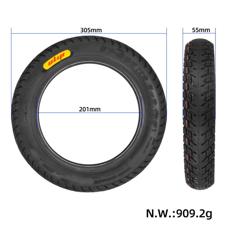 Load image into Gallery viewer, 12x2.125 (12 1/2x2 1/4) Tubeless Tire 12 Inch for Xiaomi 5 Plus / E-Bike / Kids Bike | ULIP