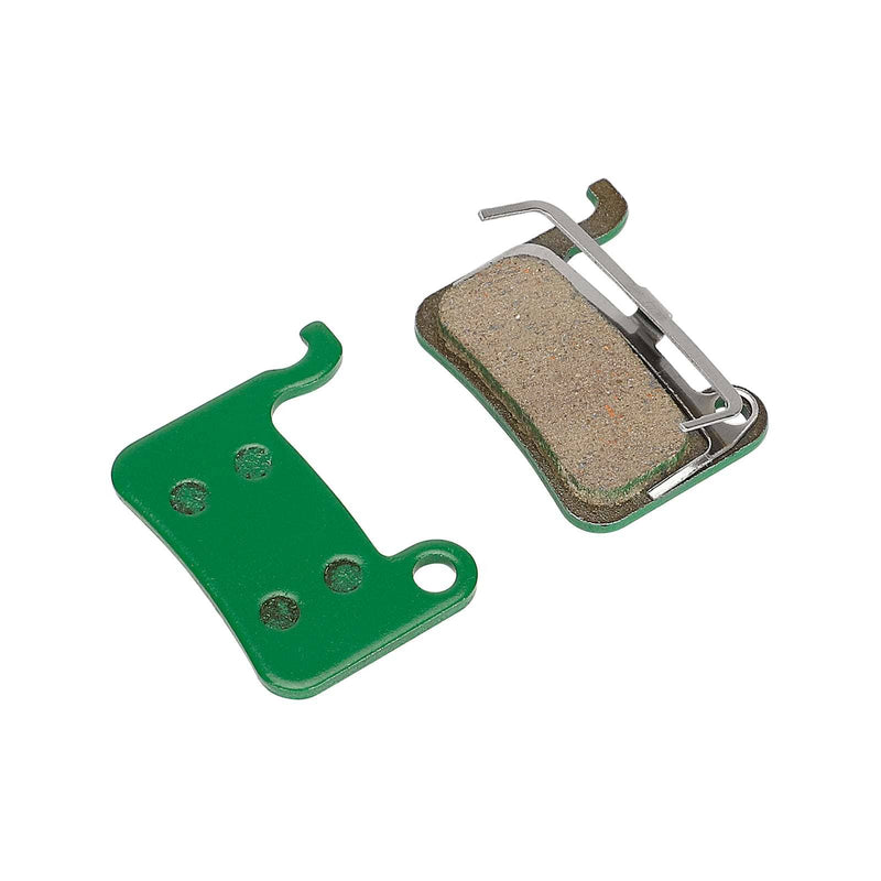 Загрузить изображение в просмотрщик галереи, Pair of Ulip disc brake pads for XTR, XT, Saint, Zoom, SLX, and Xiaomi 3 scooter, shown with black friction material and metal backing.