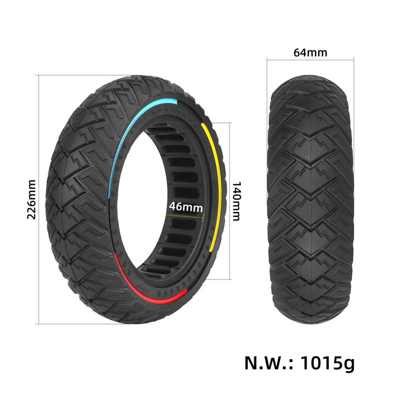 Загрузить изображение в просмотрщик галереи, 9.5x2.5 (9.5x2.5-6.1) Off-road Solid Tire 9.5 Inch for NIU KQI3 Electric Scooter | ULIP