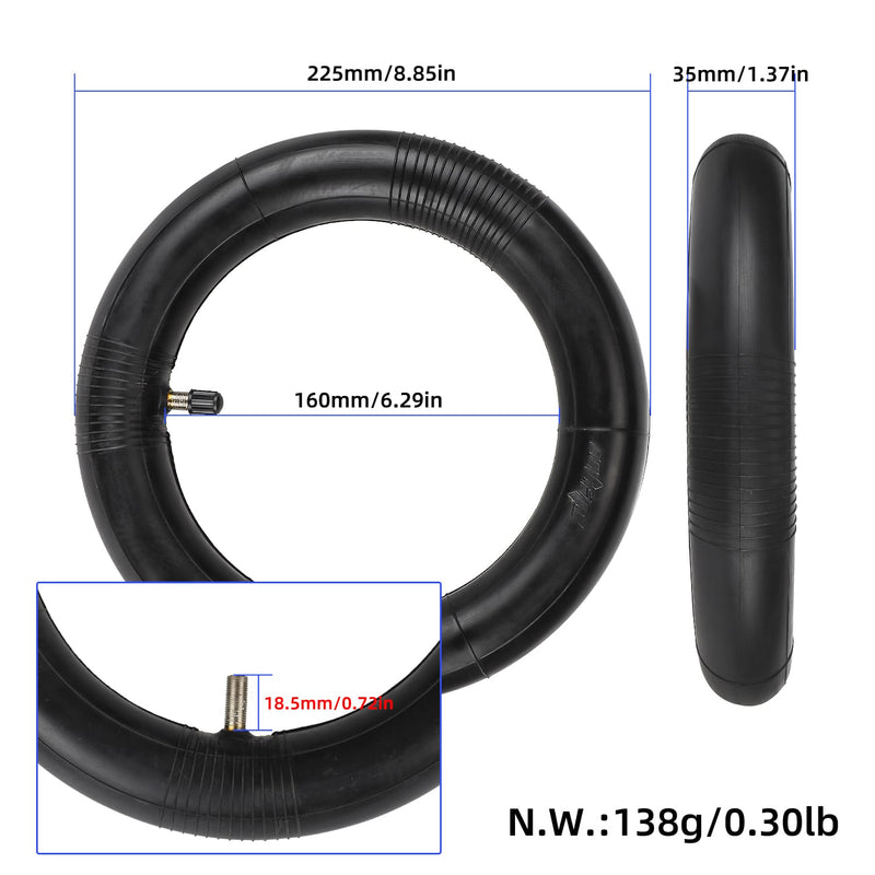 Load image into Gallery viewer, 10x2 (10x2-6.1) Reinforced Inner Tube 10 Inch with Straight Valve for Xiaomi M365 Pro Pro2 1S Mi3 | ULIP